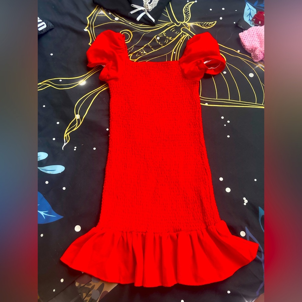 Red dress
